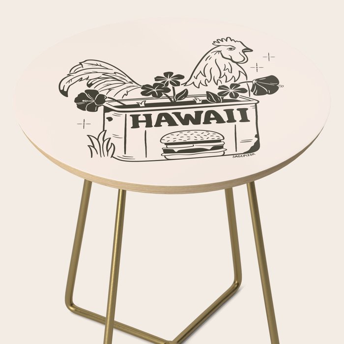 HAWAII (In Cream) Side Table Gallery Image 2
