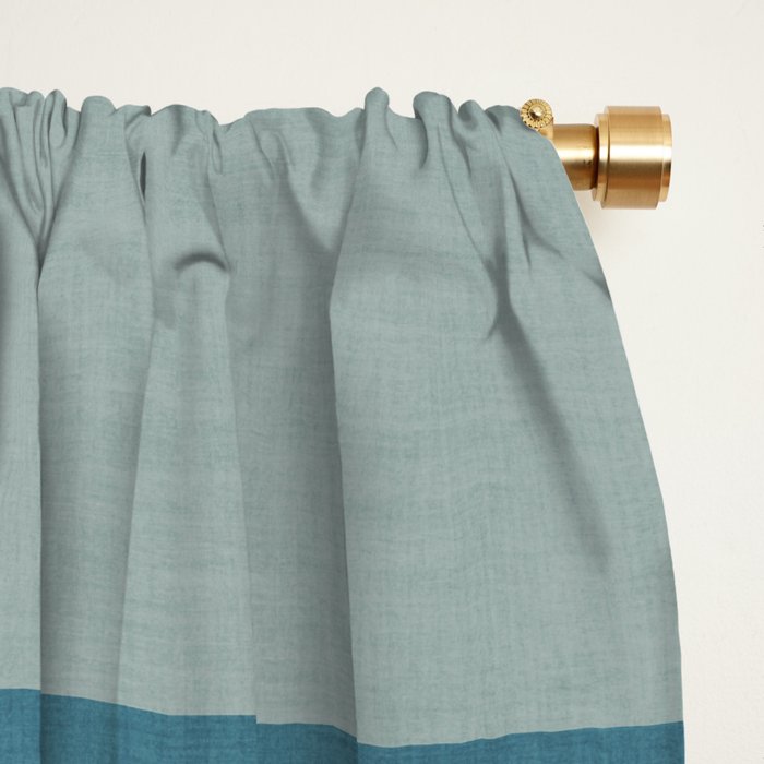 Mid-Century Modern Geometric Warm Tones Artwork Window Curtain Gallery Image 2