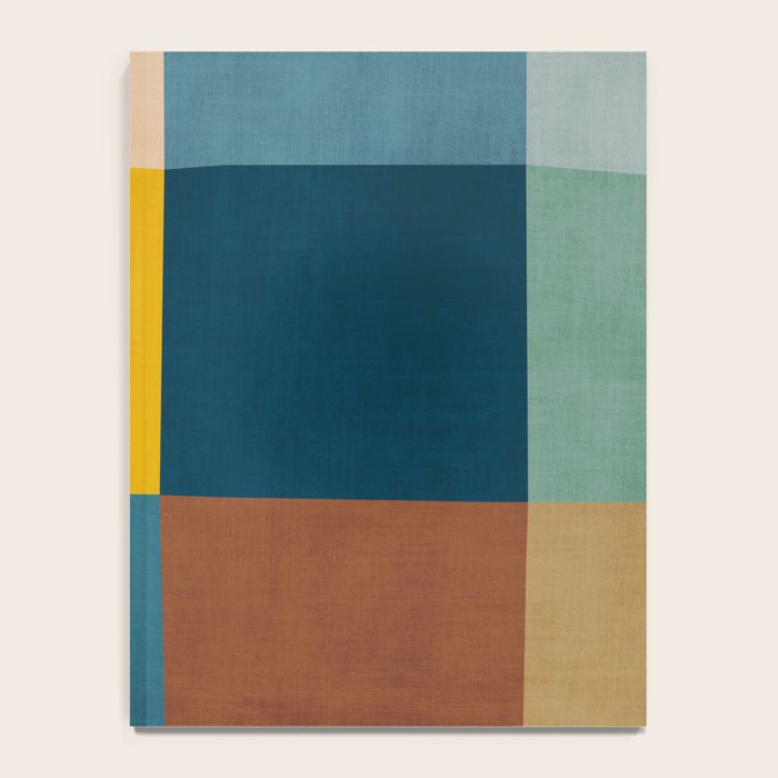 Mid-Century Modern Geometric Warm Tones Artwork Notebook Gallery Image 4