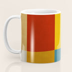 Mid-Century Modern Geometric Warm Tones Artwork Coffee Mug Gallery Image 3