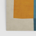 Mid-Century Modern Geometric Warm Tones Artwork Poster Gallery Image 3