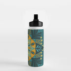 Sprouting Mandala â Teal Water Bottle Gallery Image 2