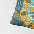 Sprouting Mandala â Teal Pillow Sham Gallery Image 4