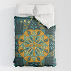 Sprouting Mandala â Teal Comforter Gallery Image 6