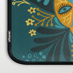 Sprouting Mandala â Teal Laptop Sleeve Gallery Image 3