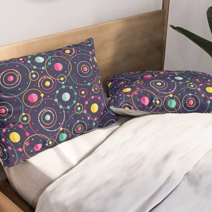 Orbital Revolutions Pillow Sham Gallery Image 2