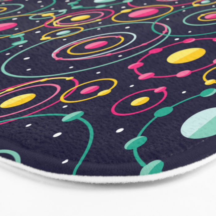 Orbital Revolutions Bath Mat Gallery Image 3