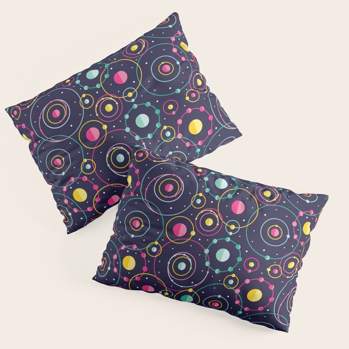 Orbital Revolutions Pillow Sham Gallery Image 1