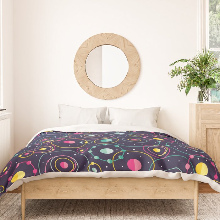 Orbital Revolutions Duvet Cover Gallery Image 3