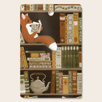 fox bookshelf Cutting Board Gallery Image 1