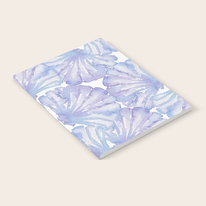 Shell Ya Later - Purple Seashell Pattern Notebook Gallery Image 2