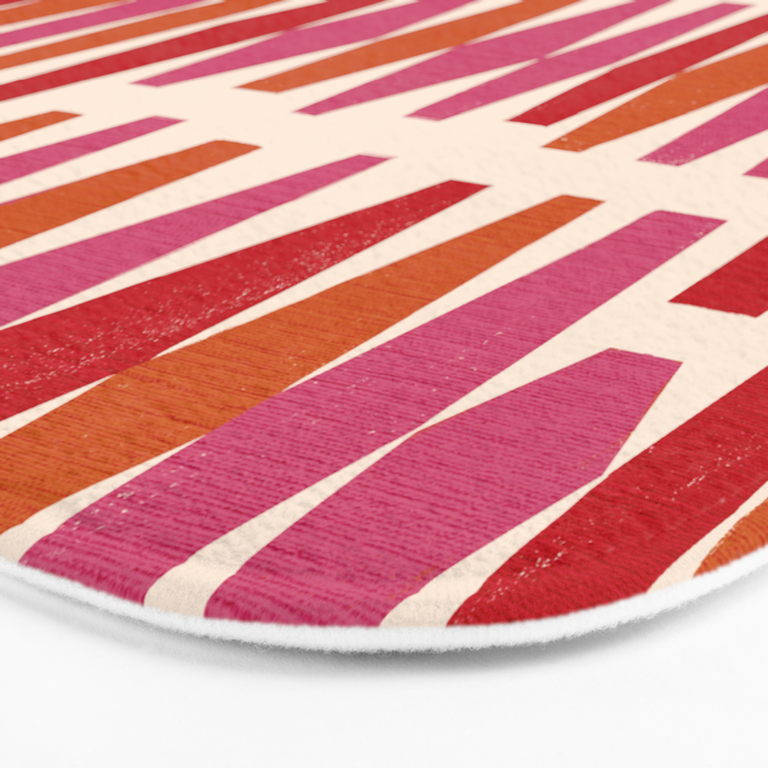 Bold Colorful Geometrics Bath Mat Gallery Image 3