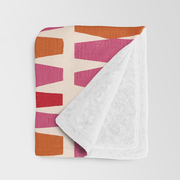 Bold Colorful Geometrics Throw Blanket Gallery Image 3