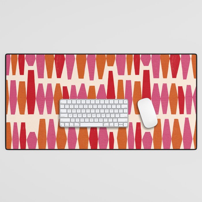 Bold Colorful Geometrics Desk Mat Gallery Image 1