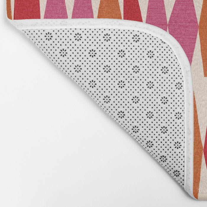 Bold Colorful Geometrics Bath Mat Gallery Image 2