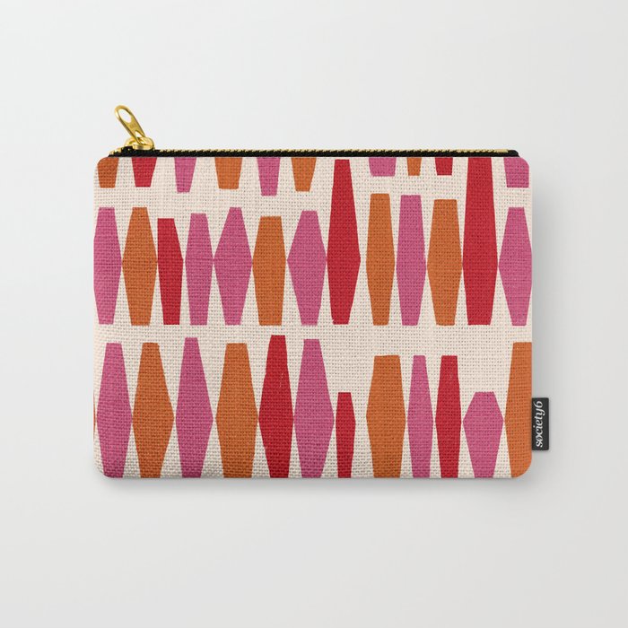 Bold Colorful Geometrics Carry All Pouch Gallery Image 1