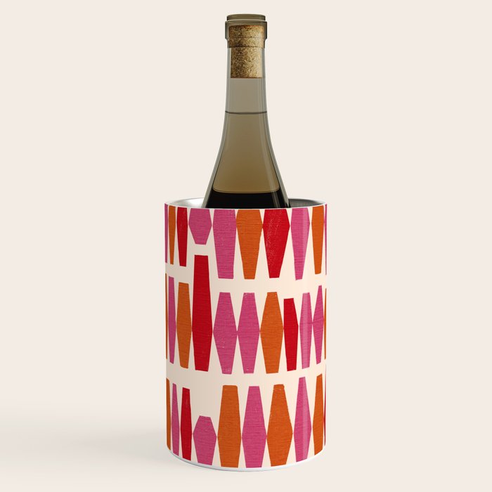 Bold Colorful Geometrics Wine Chiller Gallery Image 2