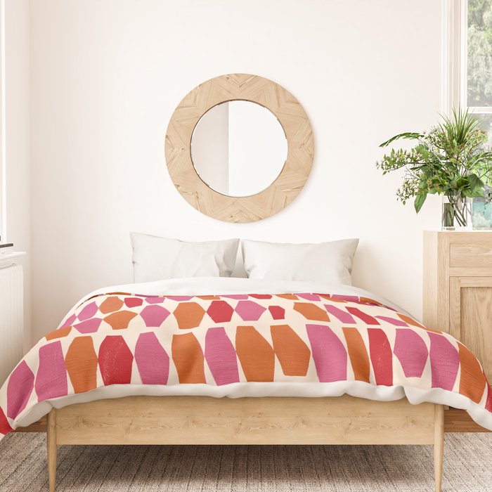 Bold Colorful Geometrics Duvet Cover Gallery Image 3