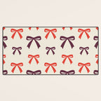 Christmas Bows Pattern Desk Mat Gallery Image 3