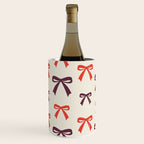 Christmas Bows Pattern Wine Chiller Gallery Image 3