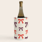 Christmas Bows Pattern Wine Chiller Gallery Image 1
