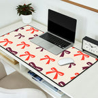Christmas Bows Pattern Desk Mat Gallery Image 2