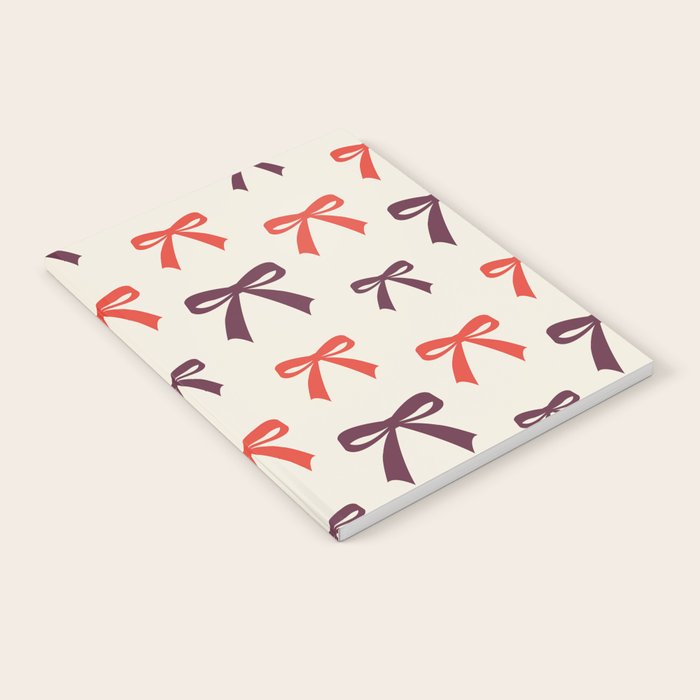 Christmas Bows Pattern Notebook Gallery Image 2