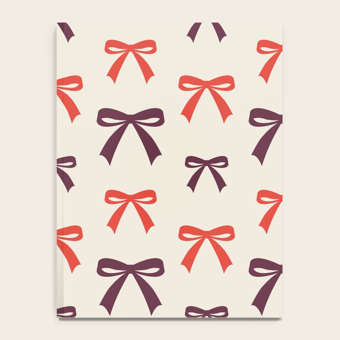 Christmas Bows Pattern Notebook Gallery Image 4