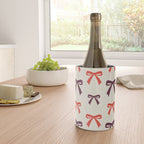 Christmas Bows Pattern Wine Chiller Gallery Image 4