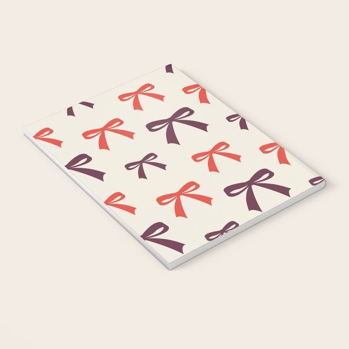 Christmas Bows Pattern Notebook Gallery Image 3