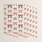 Christmas Bows Pattern Wrapping Paper Gallery Image 3