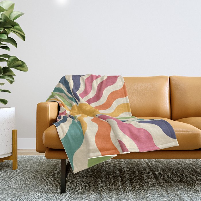 The Dance Of Sunshine Throw Blanket Gallery Image 1