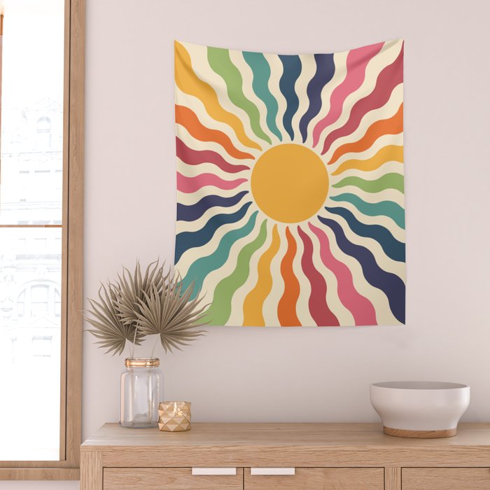 The Dance Of Sunshine Wall Tapestry Gallery Image 2