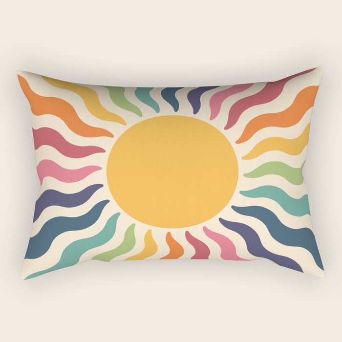 The Dance Of Sunshine Rectangular Pillow Gallery Image 1