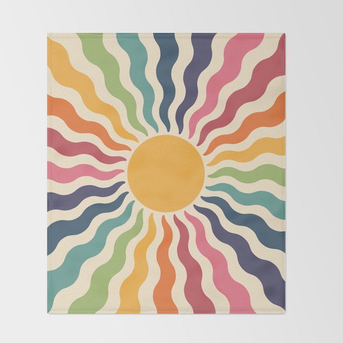 The Dance Of Sunshine Throw Blanket Gallery Image 2