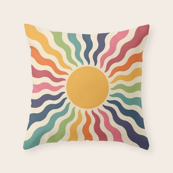 The Dance Of Sunshine Throw Pillow Gallery Image 6