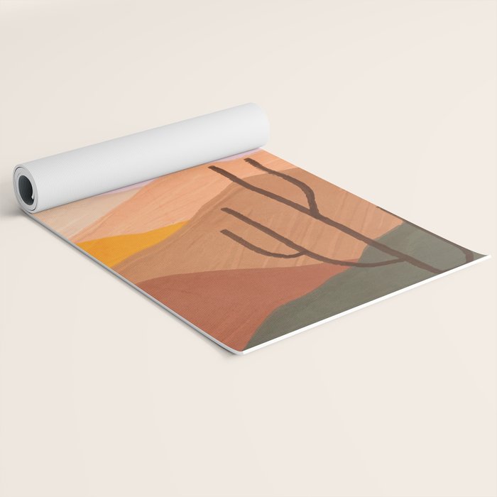 Abstract Landscape III  Yoga Mat Gallery Image 2