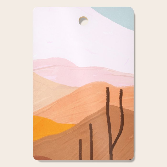 Abstract Landscape III  Cutting Board Gallery Image 1