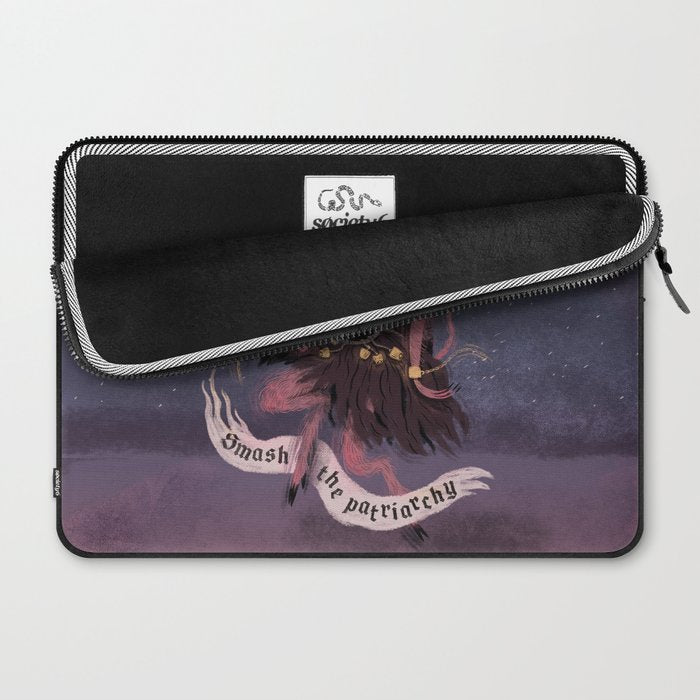 Krampus â Smash the Patriarchy Laptop Sleeve Gallery Image 2