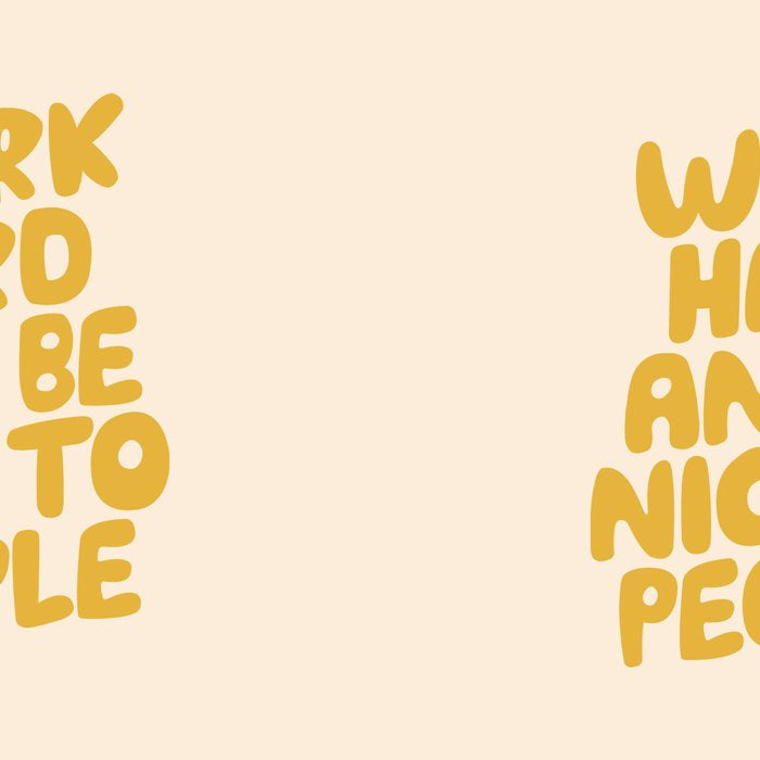 Work Hard and Be Nice to People Coffee Mug Gallery Image 2