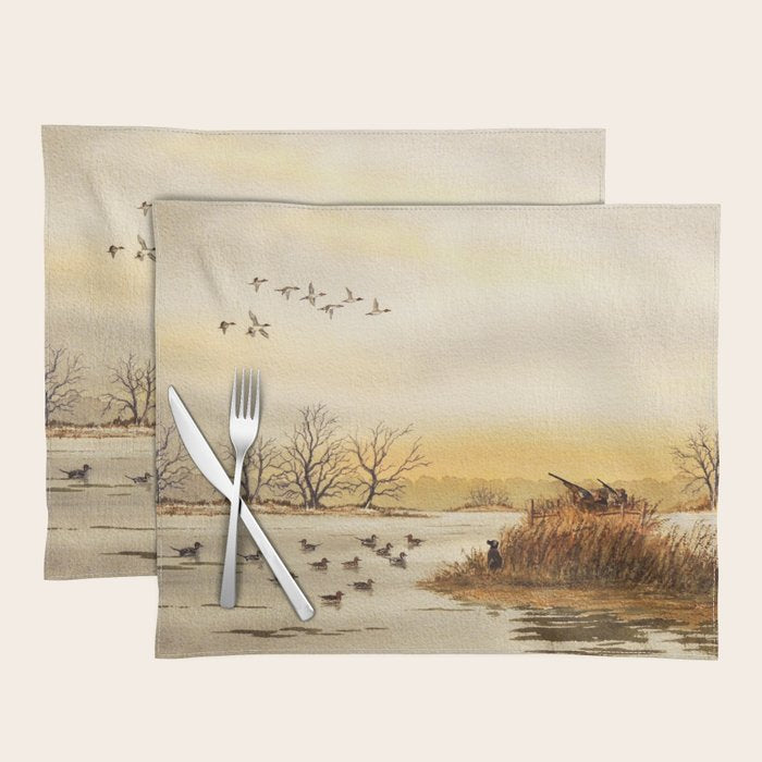Hunting Pintail Ducks Placemat Gallery Image 1