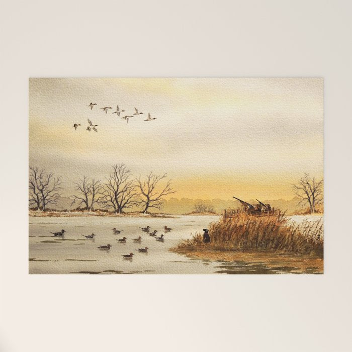 Hunting Pintail Ducks Welcome Mat Gallery Image 1