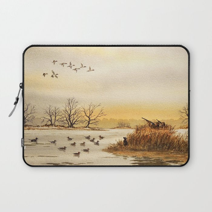 Hunting Pintail Ducks Laptop Sleeve Gallery Image 1