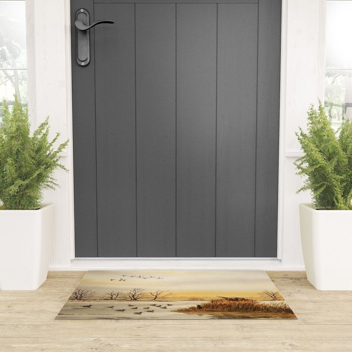 Hunting Pintail Ducks Welcome Mat Gallery Image 3