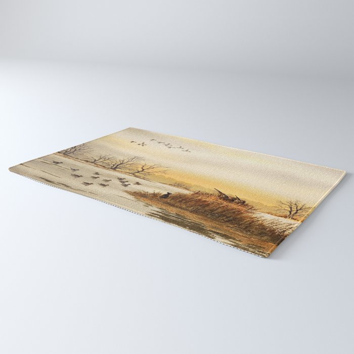 Hunting Pintail Ducks Rug Gallery Image 3
