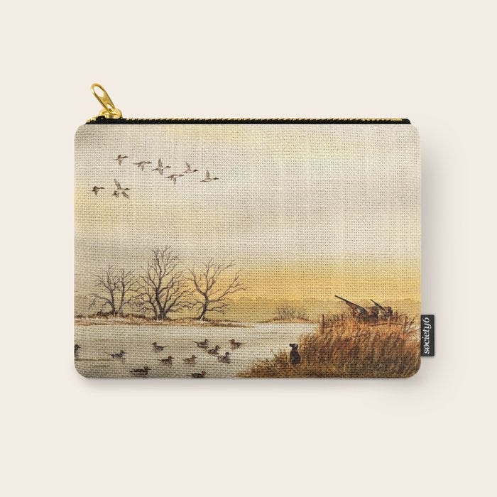 Hunting Pintail Ducks Carry All Pouch Gallery Image 1