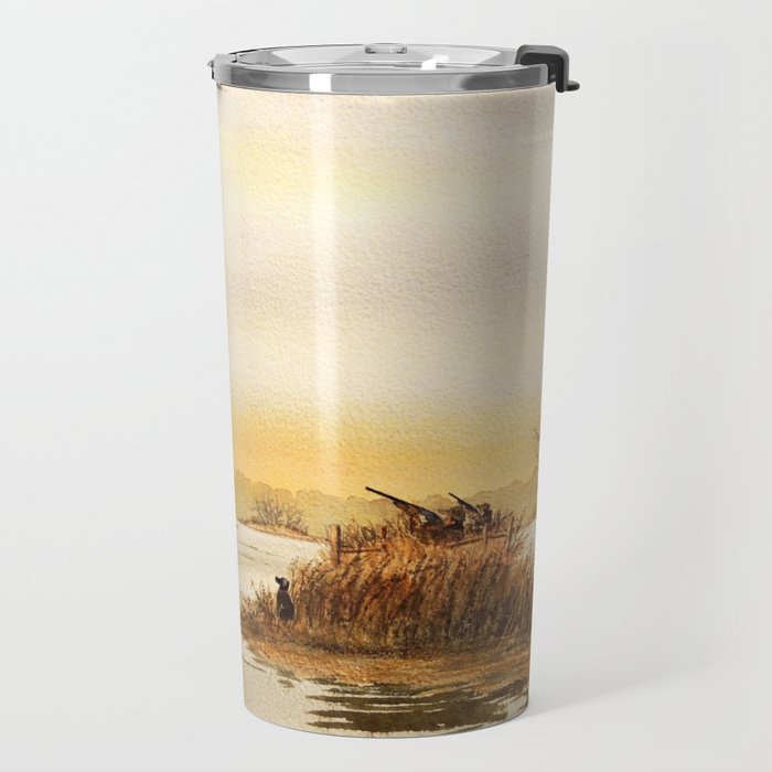Hunting Pintail Ducks Travel Mug Gallery Image 2