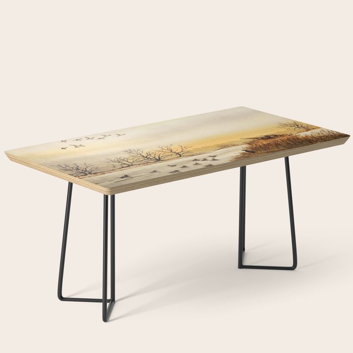 Hunting Pintail Ducks Coffee Table Gallery Image 1