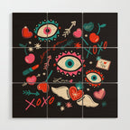 Love Pop Icons Wood Wall Art Gallery Image 1