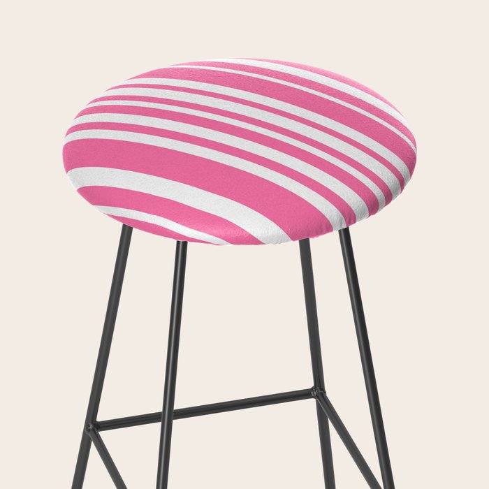 Classic Stripes XXXIII - 90s Barbie Pink Stool Gallery Image 2